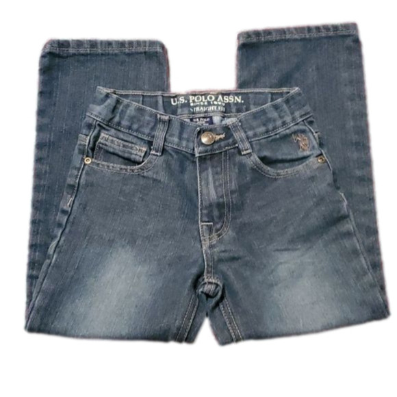 US Polo Assn. Girl's Straight Fit Jeans size 7 - Picture 1 of 9